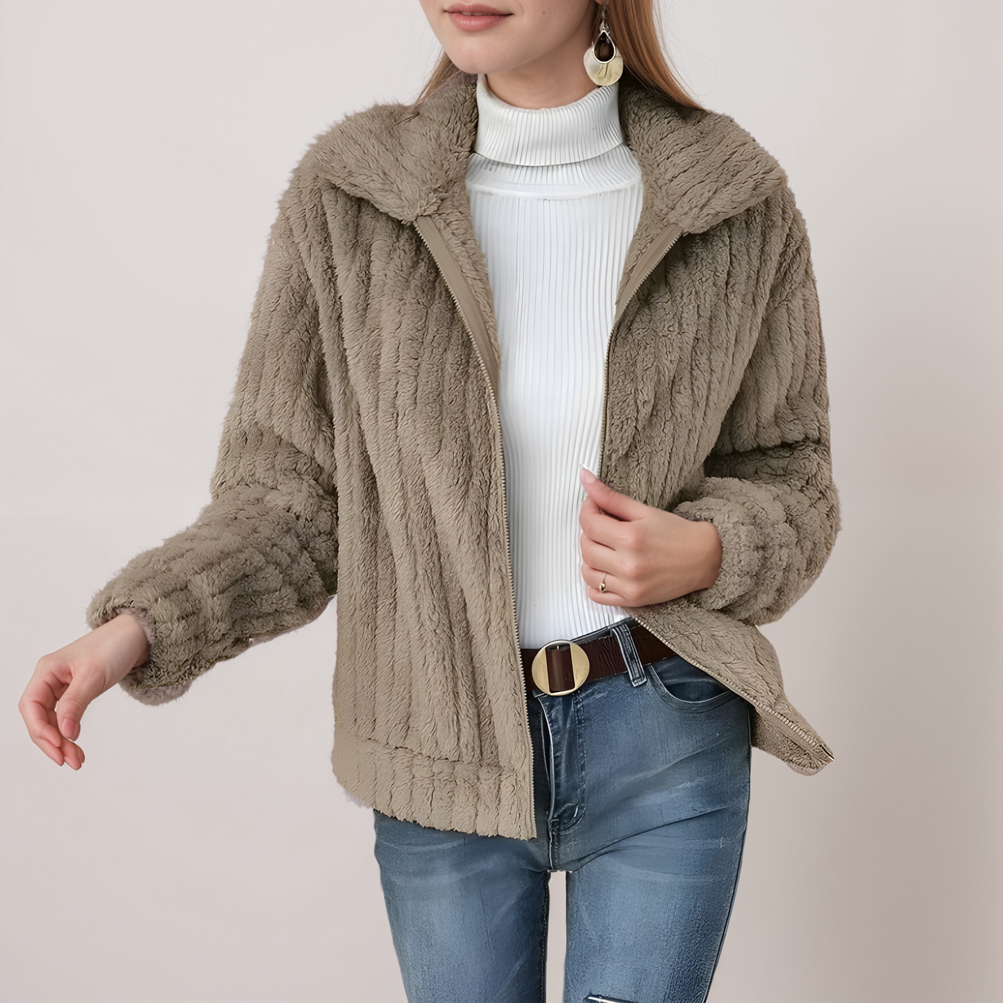 Fiona Luxe Faux Fur Jacket