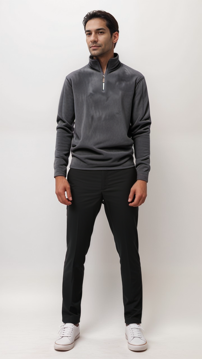 Leon | Halfzip Trui 1+1 GRATIS